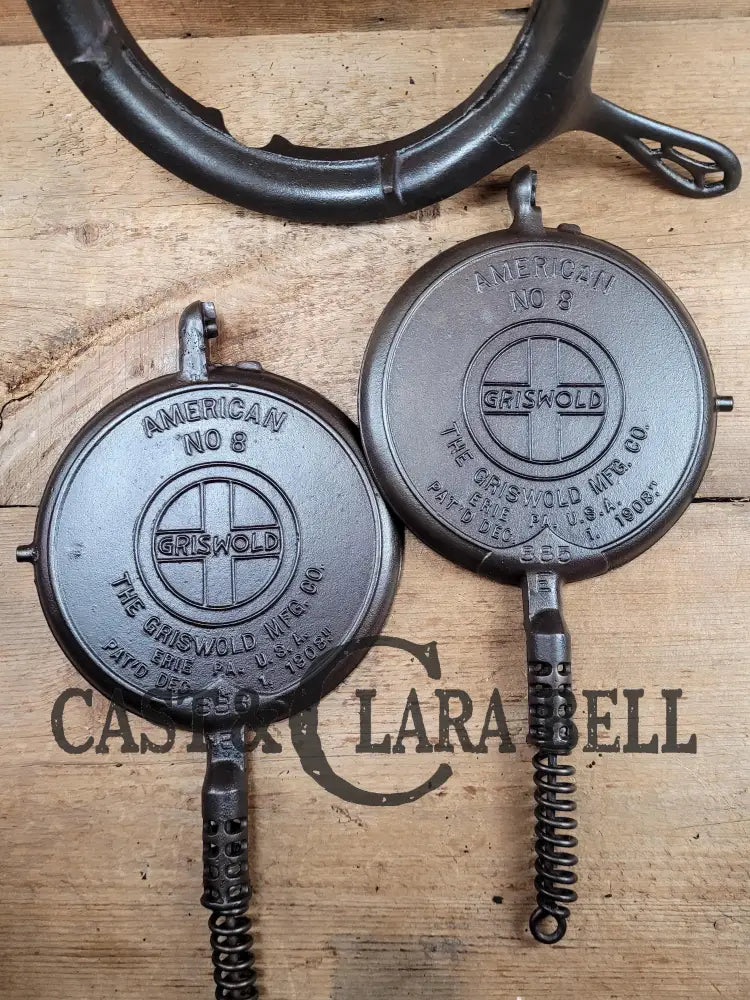 Priced To Sell! 1920âS Repaired (By Factory?) Griswold #8 Waffle Iron 885/886 With Low Base 975.