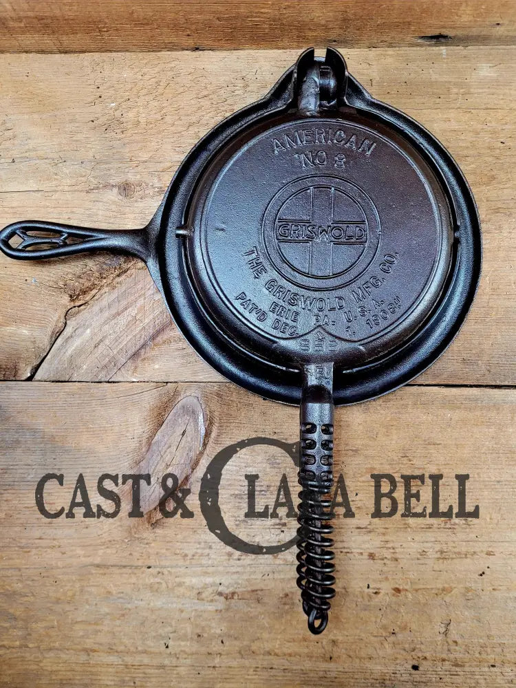 Priced To Sell! 1920âS Repaired (By Factory?) Griswold #8 Waffle Iron 885/886 With Low Base 975.