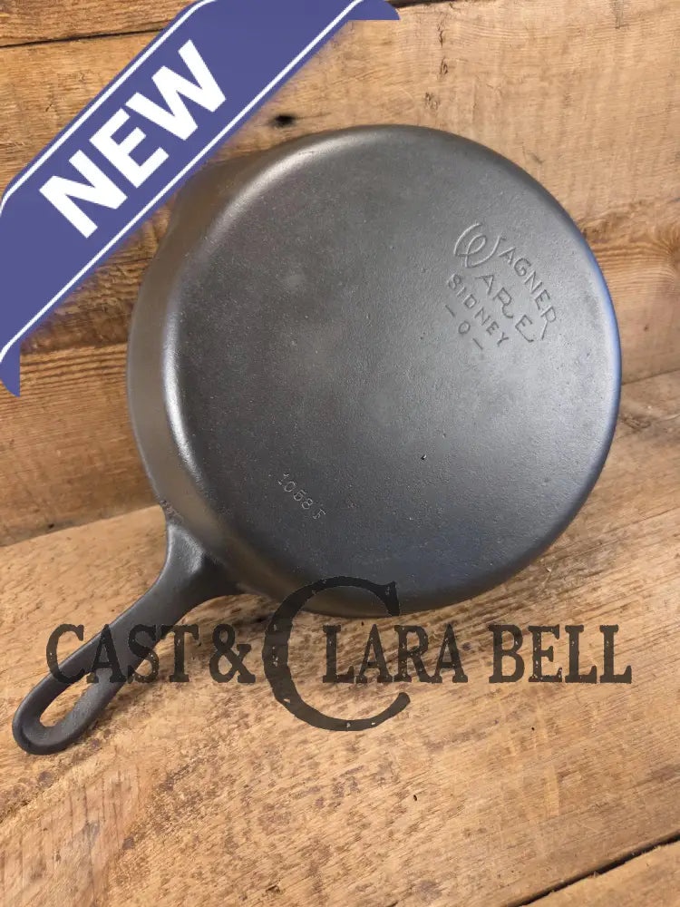 Priced to Sell! 1930โs era Wagner Ware #8 Cast Iron Skillet with Stylized Logo and Smooth Bottom 1058 F SEE PICS Skillet