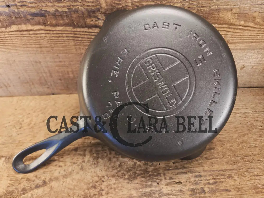 Priced to Sell! 1930βs Griswold #5 Cast Iron Skillet with Large Block Logo 724 C Skillet