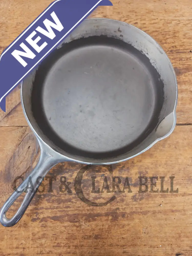 Priced to Sell! 1930’s Griswold #7 Chrome finish Cast Iron Skillet with Large Block Logo 701 - Skillet