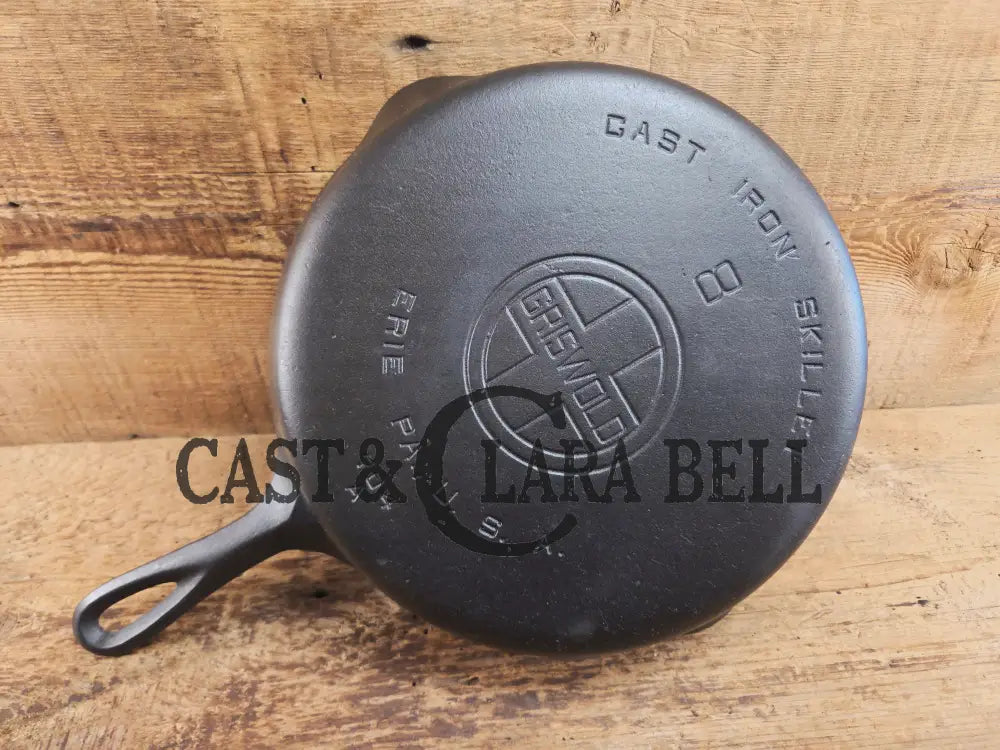 Priced to Sell! 1930’s Griswold #8 Cast Iron Skillet with Large Block Logo 704 A. Fully restored and ready to go Skillet