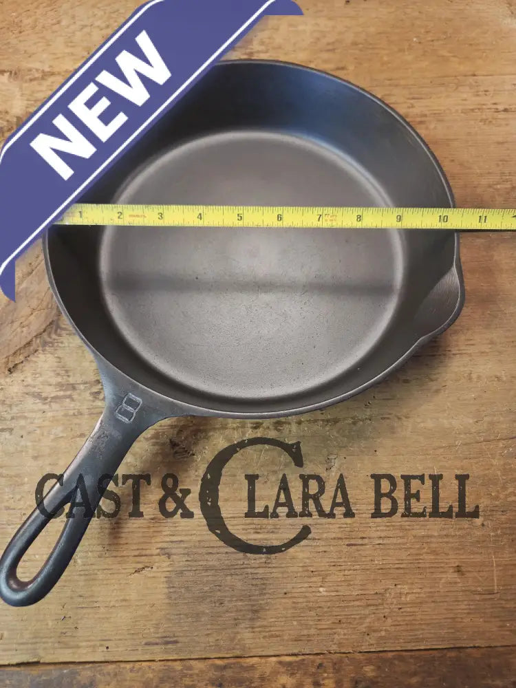 Priced to Sell! 1930’s Griswold #8 Cast Iron Skillet with Large Block Logo 704 K. Fully restored and ready to go Skillet