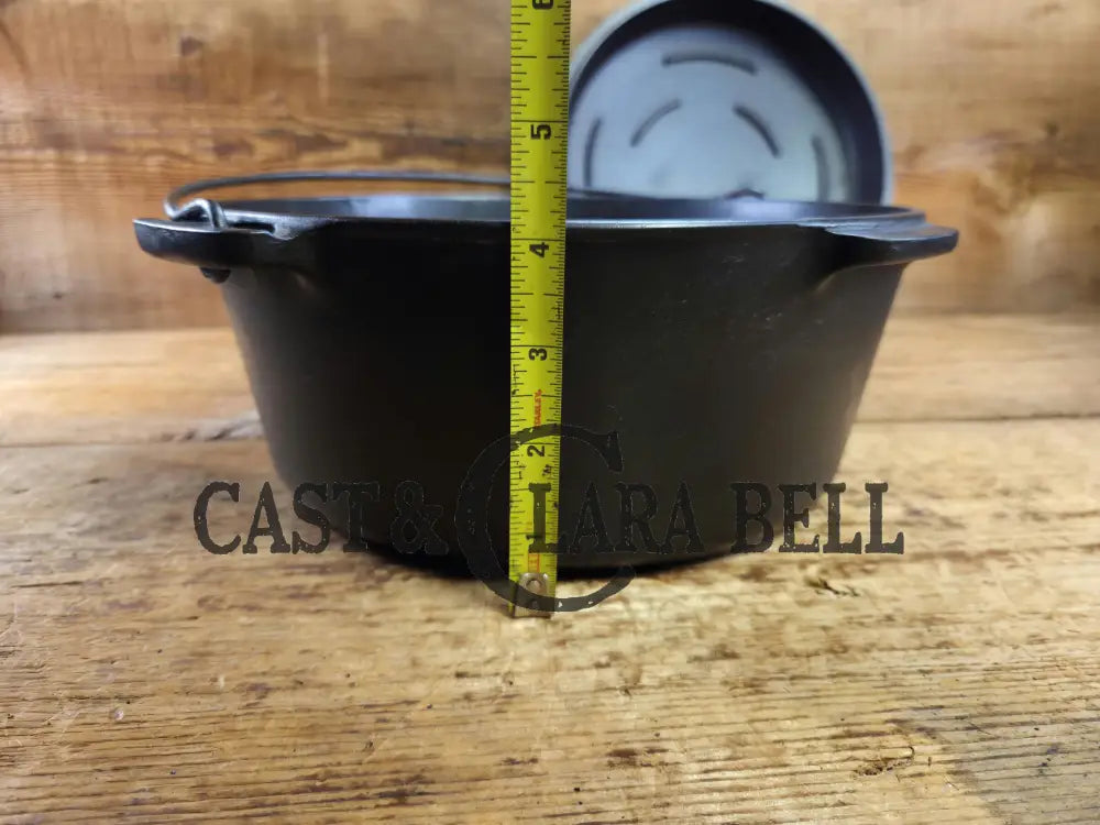 Priced to Sell! 1930’s Married Griswold’s Iron Mountain Lid & Foster #8 Bottom. PERFECT for cabin cooking first dutch