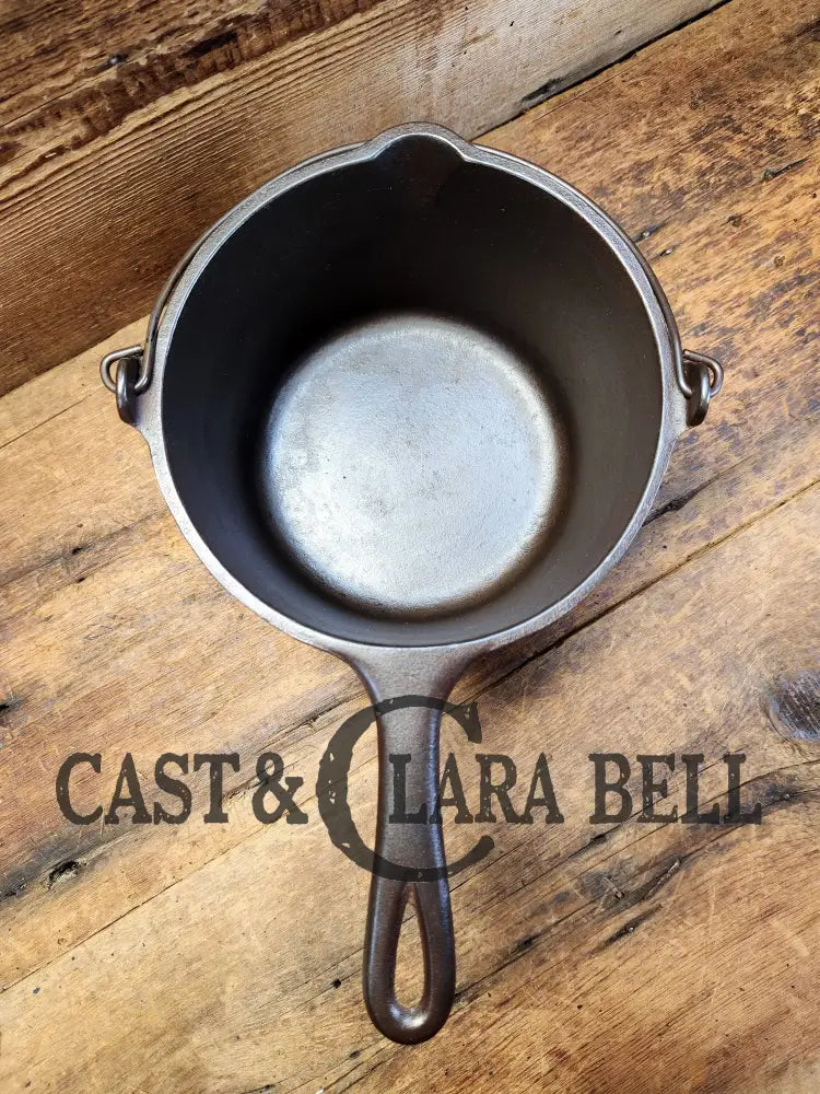 Priced To Sell! 1930βS Versatile Wagner Ware Cast Iron Deep Fat Fryer! Perfect For Campfire