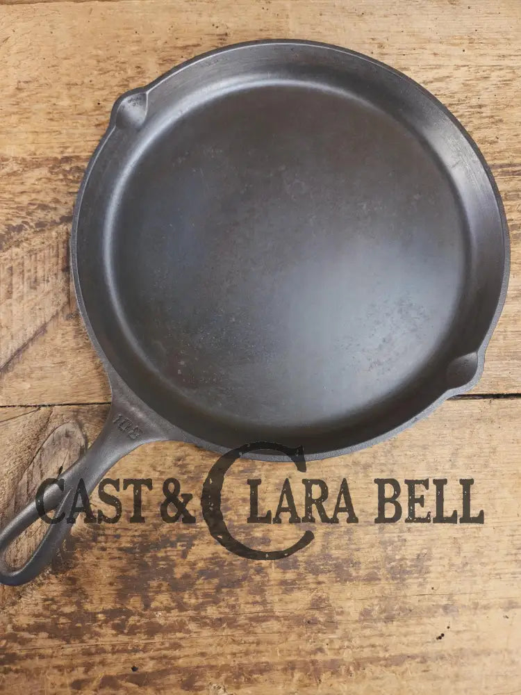 Priced to Sell! 1940βs Griswold #108 Skillet Griddle Large block logo c/n 201. READ Description Skillet