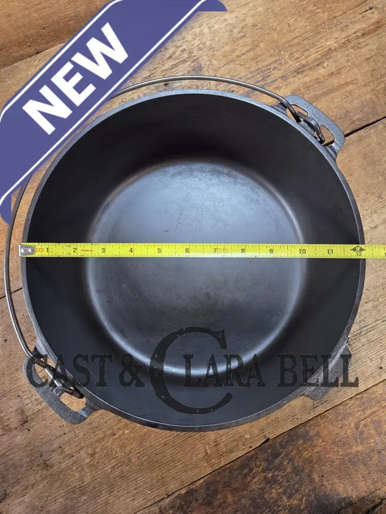 Priced to Sell and HUGE!! 1910’s Griswold Size #10 (835) Dutch Oven with Large Block Logo & (2553 A) Lid. One of the