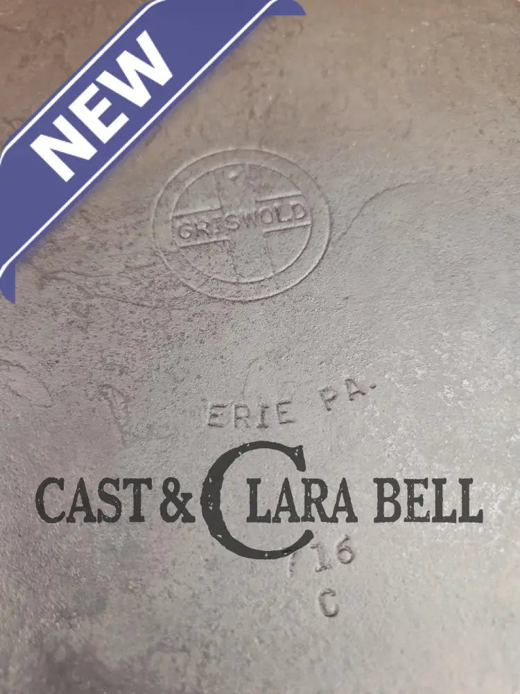 Priced to Sell! Big 1940’s Griswold #10 Skillet Small Block Logo Smooth bottom 716 C. See description for details SC24