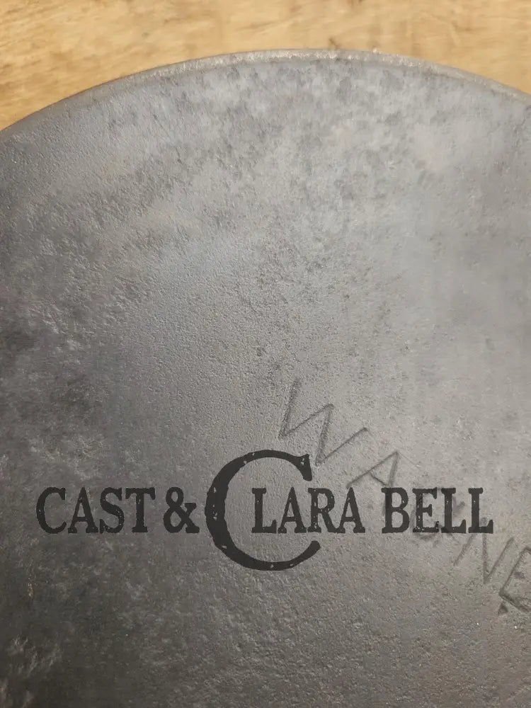 Priced to Sell big bacon skillet. Fully restored 1890’s Era Wagner #10 Block Logo. Sits flat on all cook surfaces. SC24