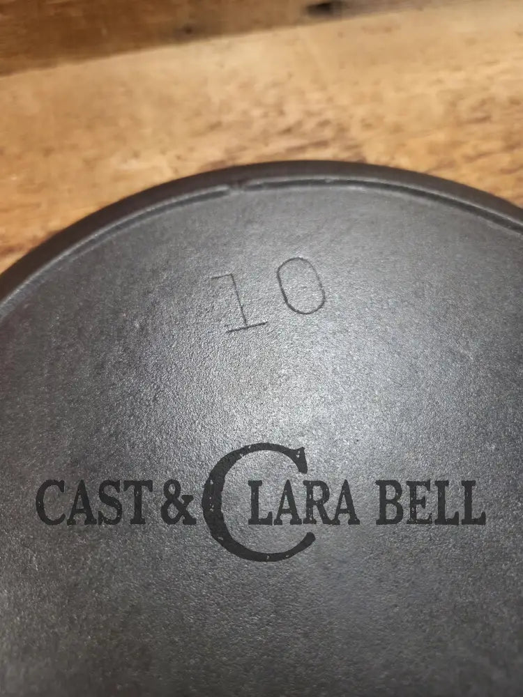 Priced to sell big bacon skillet! Mid 1900’s Lodge #10 Skillet with 3 Notch Heat Ring. Restored and Ready to Use!