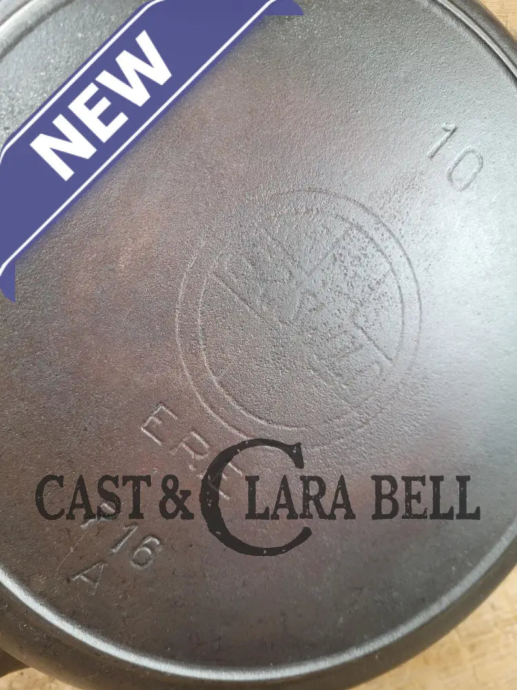 Priced To Sell! Big Skillet Great Price! 1910βS Griswold #10 Skillet Large Slant Logo 716 Erie