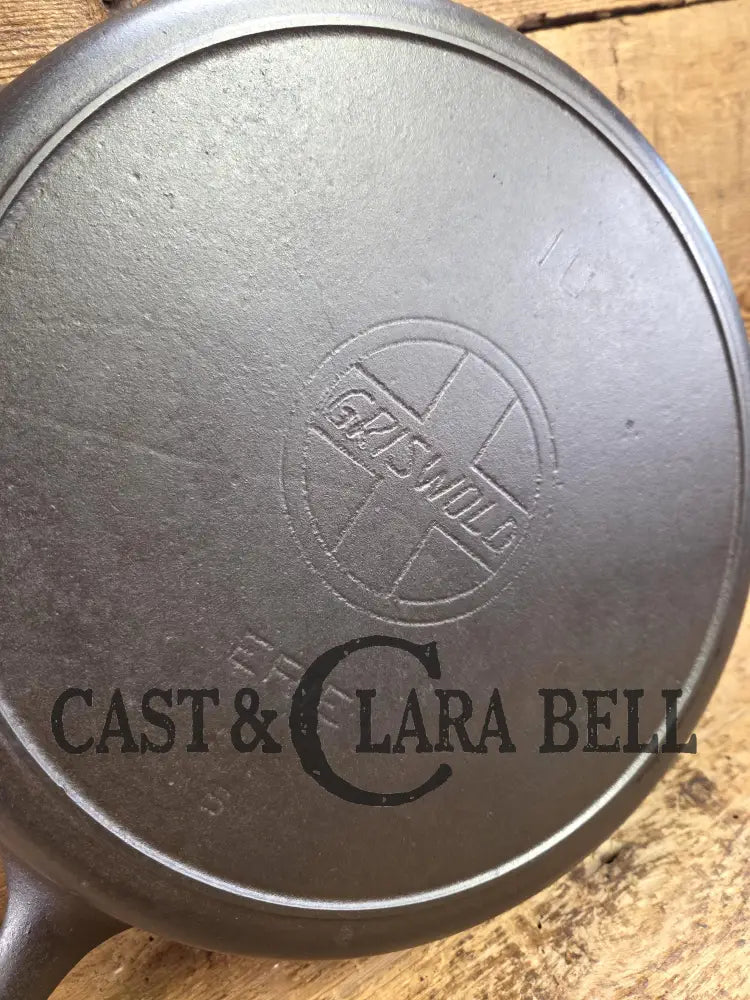 Priced to Sell! BIG skillet Great Price! 1910โs Griswold #10 Skillet large slant logo 716 ERIE series. Great value