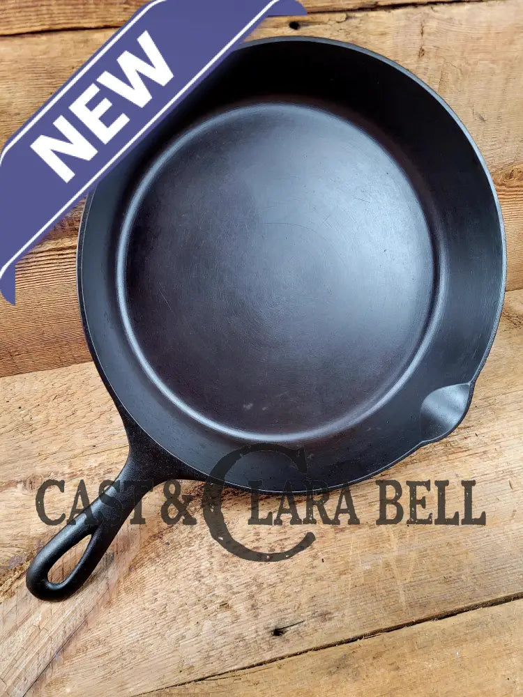 Priced To Sell! Big Skillet Great Price! 1910βS Griswold #10 Skillet Large Slant Logo 716 Erie