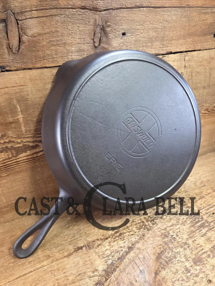 Priced to Sell! BIG skillet Great Price! 1910’s Griswold #10 Skillet large slant logo 716 ERIE series. Great value