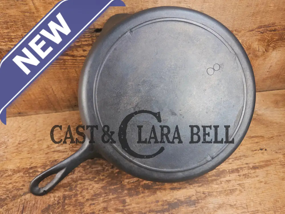 Priced to sell daily workhorse! Early 1900’s Lodge #8 Skillet with 3 Notch Heat Ring. Great first pan! Skillet