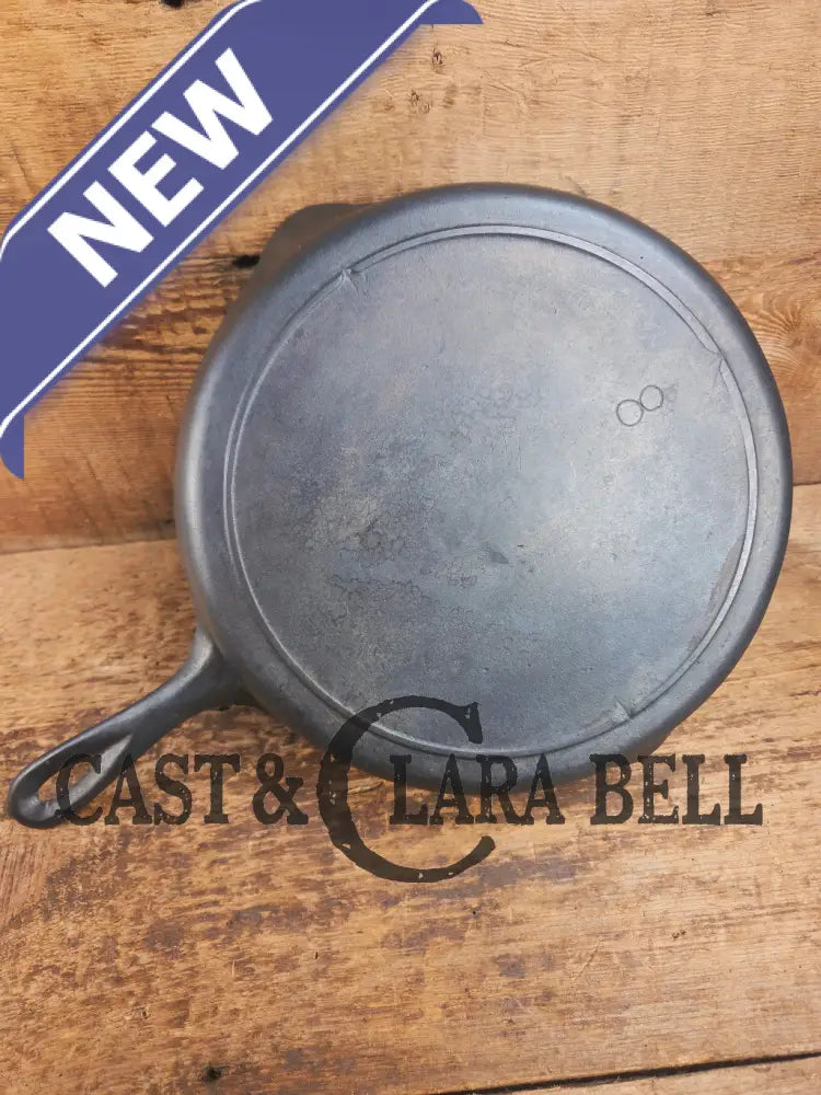 Priced to sell daily workhorse! Early 1900’s Lodge #8 Skillet with 3 Notch Heat Ring. Great first pan! Skillet