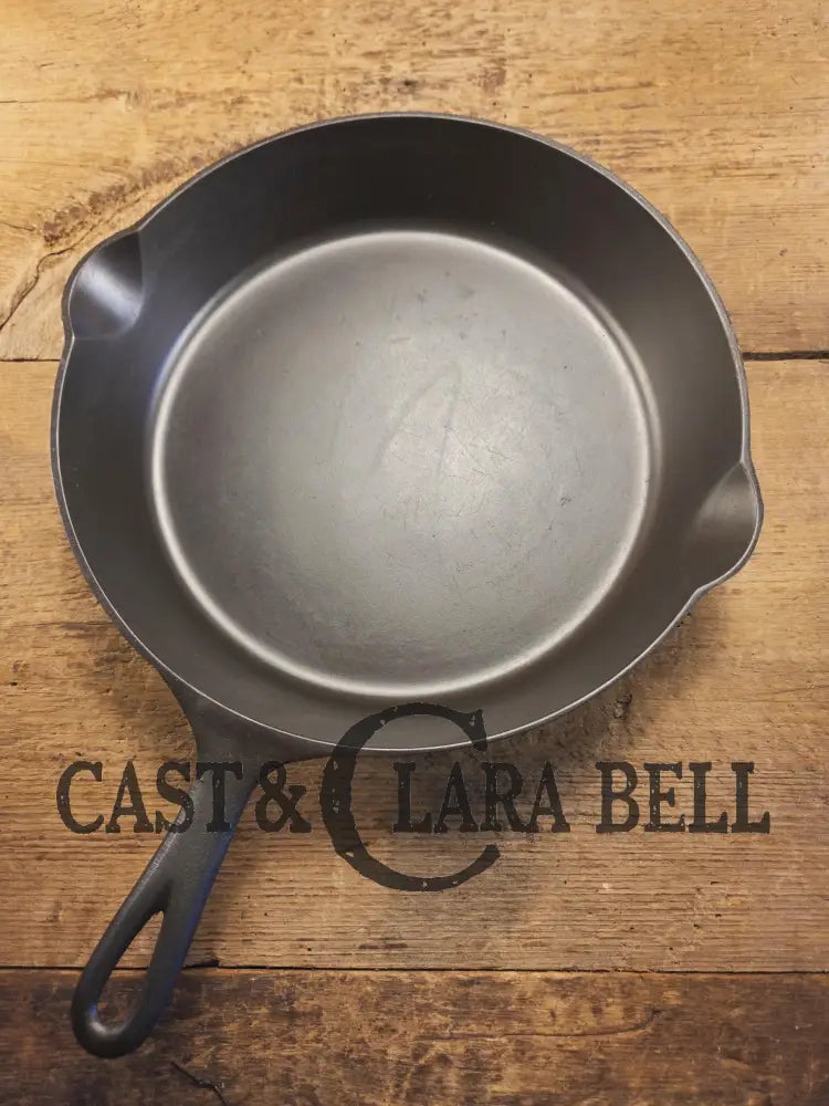 Priced to Sell. Early 1900βs Erie (Griswold) #9 Cast Skillet 710A. 6th Series Model light sulfur pitting on outside.