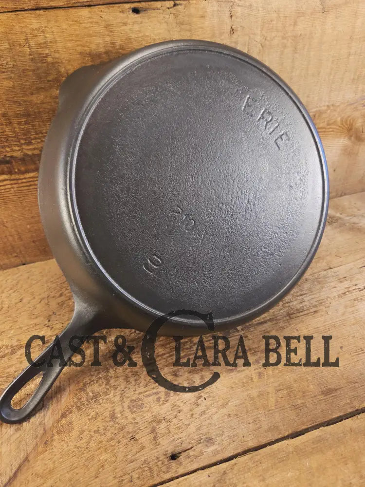 Priced to Sell. Early 1900βs Erie (Griswold) #9 Cast Skillet 710A. 6th Series Model light sulfur pitting on outside.