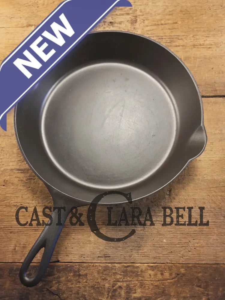 Priced to Sell. Early 1900βs Erie (Griswold) #9 Cast Skillet 710A. 6th Series Model light sulfur pitting on outside.