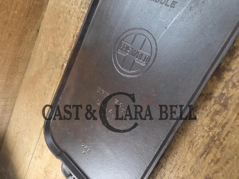 Priced to Sell! Early 1900’s hard to find Griswold Long Griddle with Block Logo EPU 745 A. Perfect for pancakes and