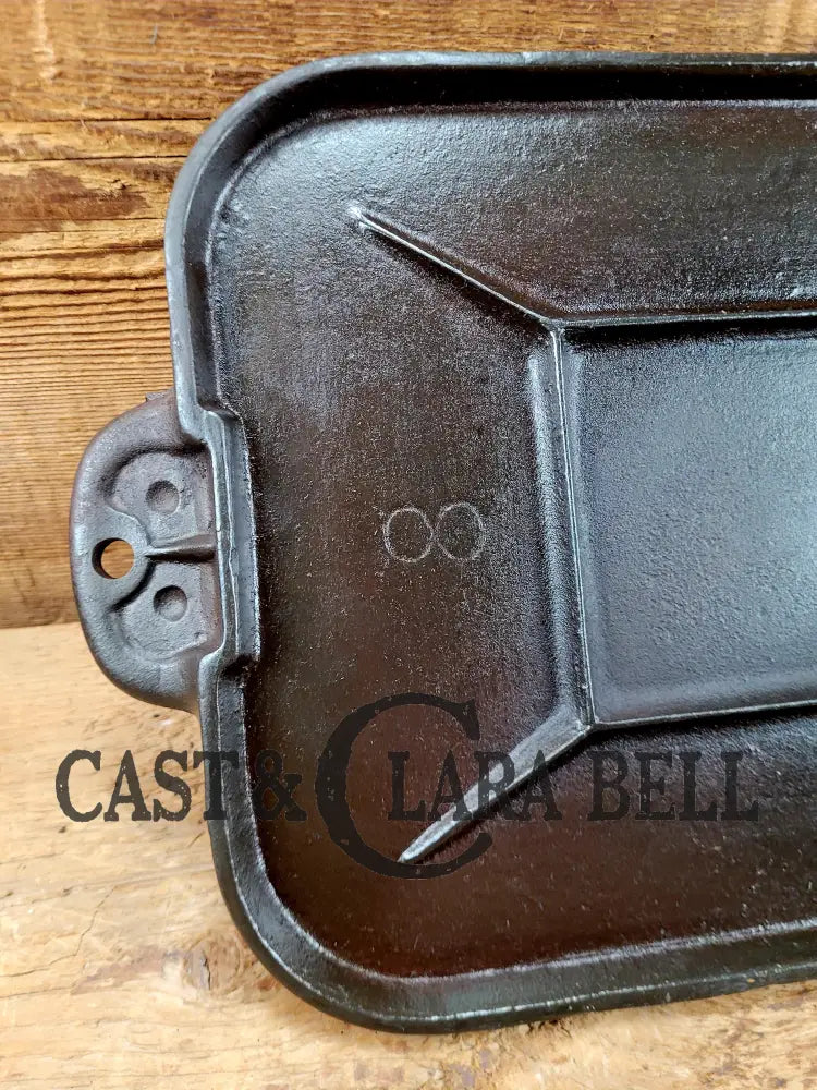 Priced to Sell! Early 1900’s hard to find Griswold Long Griddle with Slant Block Logo ERIE 745. Restored and ready to