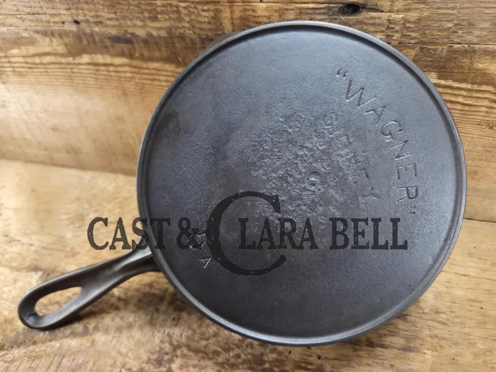 PRICED to Sell! Early 1900βs Wagner Ware #5 A Arc Straight logo cast iron saute skillet. Beautiful piece of history