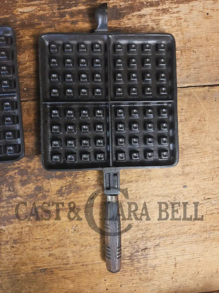 Priced to Sell 1900’s Early Wagner Mfg Co. Sidney O #8 Waffle Iron with Tall Base! - Waffle Iron