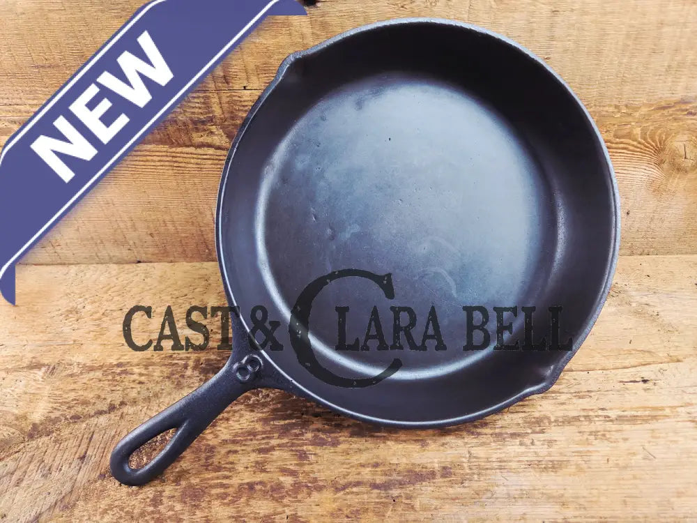 PRICED TO SELL! Great daily user Mystery #8 Skillet with Heat Ring and X Makers Mark. Handles beautifully Skillet