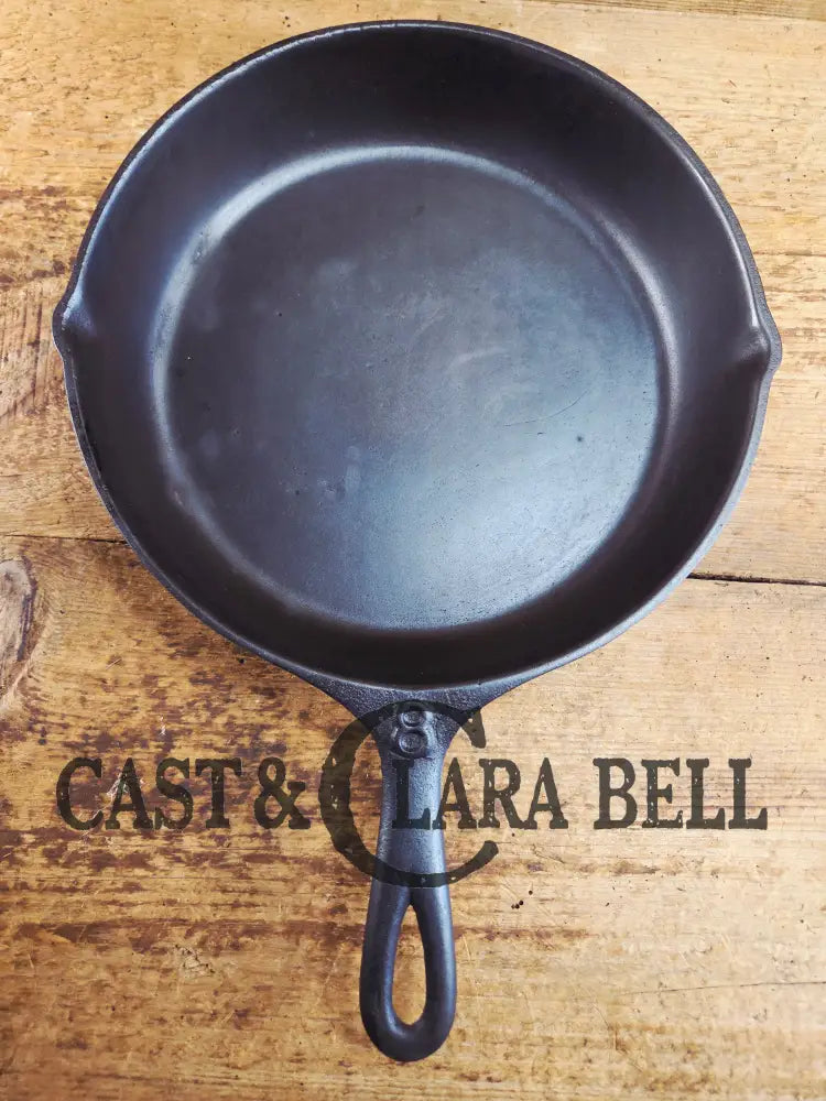 PRICED TO SELL! Great daily user Mystery #8 Skillet with Heat Ring and X Makers Mark. Handles beautifully Skillet