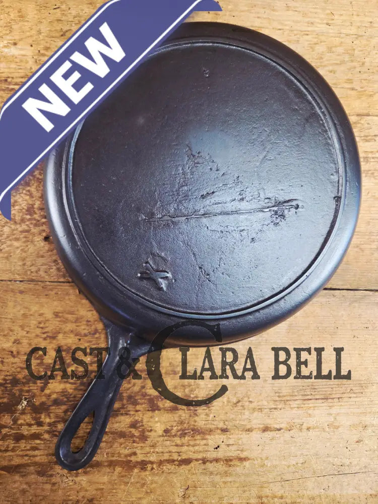 PRICED TO SELL! Great daily user Mystery #8 Skillet with Heat Ring and X Makers Mark. Handles beautifully Skillet