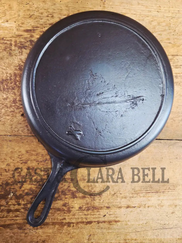 PRICED TO SELL! Great daily user Mystery #8 Skillet with Heat Ring and X Makers Mark. Handles beautifully Skillet