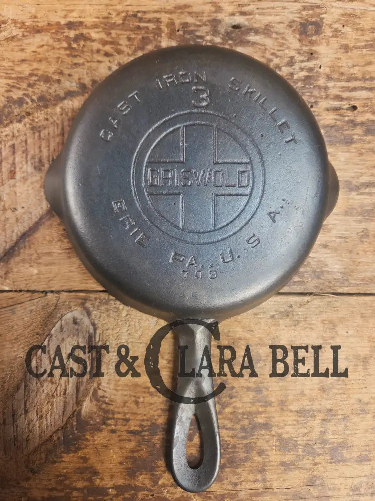 Priced to Sell!! Griswold #3 Skillet with Large Block Logo and Smooth Bottom 709. Great first skillet! Skillet