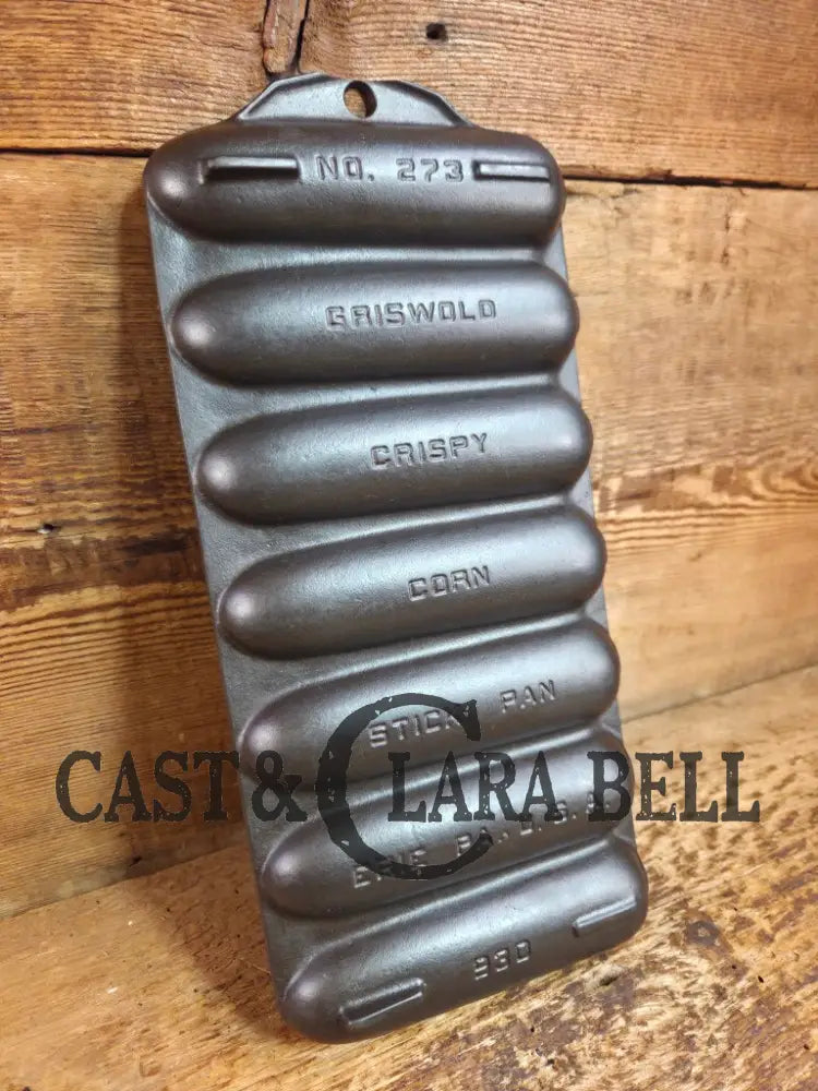 Priced to sell Griswold No. 273 Crispy Corn Stick Cast Iron Pan Bakeware