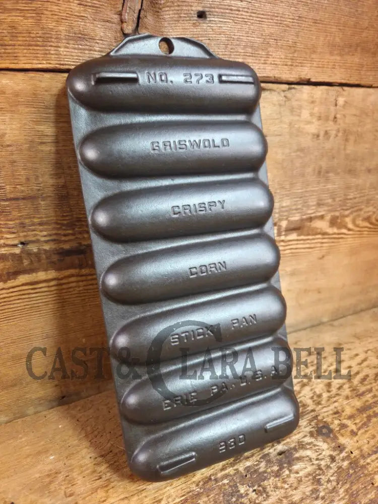 Priced to sell Griswold No. 273 Crispy Corn Stick Cast Iron Pan Bakeware