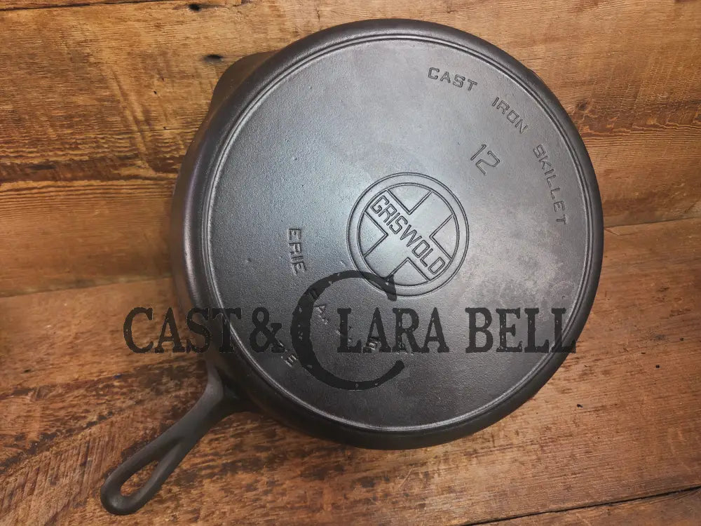 Priced to Sell! Huge 1920’s Griswold No. 12 Skillet with Block Logo 719. Perfect bacon skillet Skillet