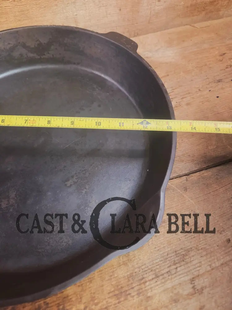 Priced to Sell! Huge 1920’s Griswold No. 12 Skillet with Block Logo 719. Perfect bacon skillet Skillet