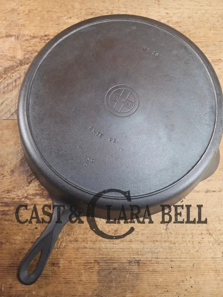 Priced to Sell. Huge beautiful 1930’s Griswold No. 12 Skillet Small Block Logo 719 D. Perfect bacon skillet! Restored