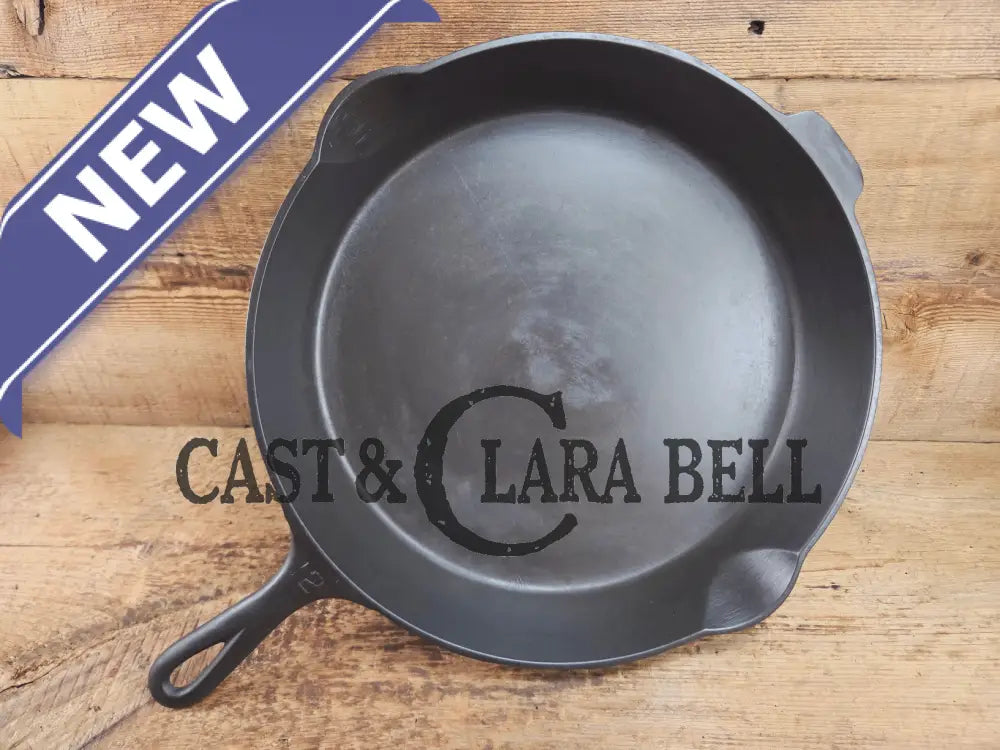 Priced to Sell. Huge beautiful 1930’s Griswold No. 12 Skillet Small Block Logo 719 D. Perfect bacon skillet! Restored