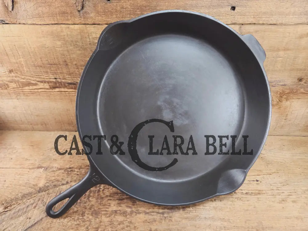 Priced to Sell. Huge beautiful 1930’s Griswold No. 12 Skillet Small Block Logo 719 D. Perfect bacon skillet! Restored