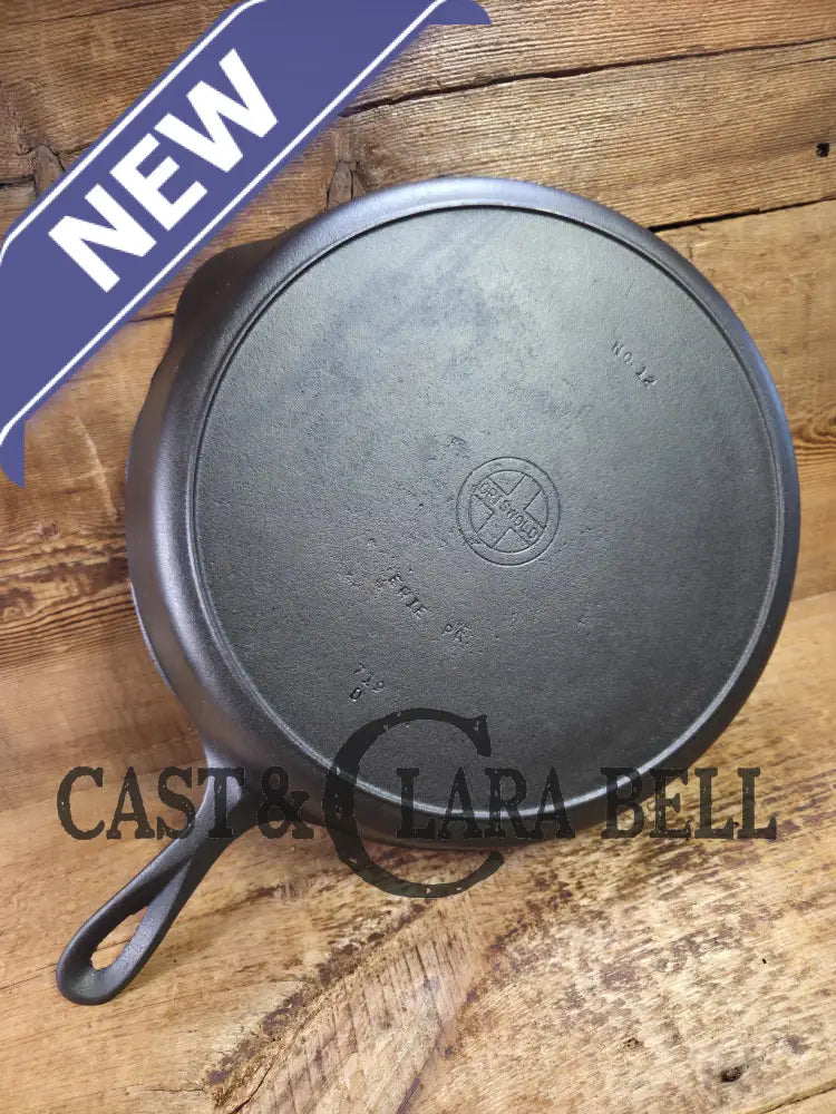 Priced to Sell. Huge beautiful 1930โs Griswold No. 12 Skillet Small Block Logo 719 D. Perfect bacon skillet! Restored