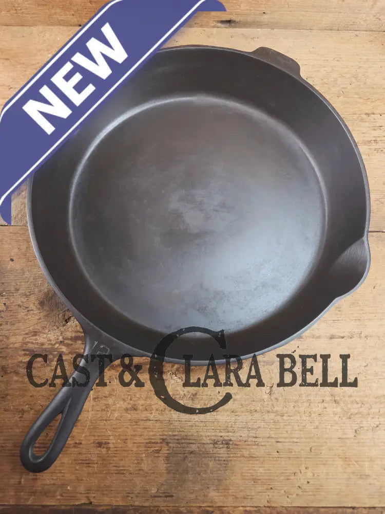 Priced to Sell. Huge beautiful 1930’s Griswold No. 12 Skillet Small Block Logo 719 D. Perfect bacon skillet! Restored