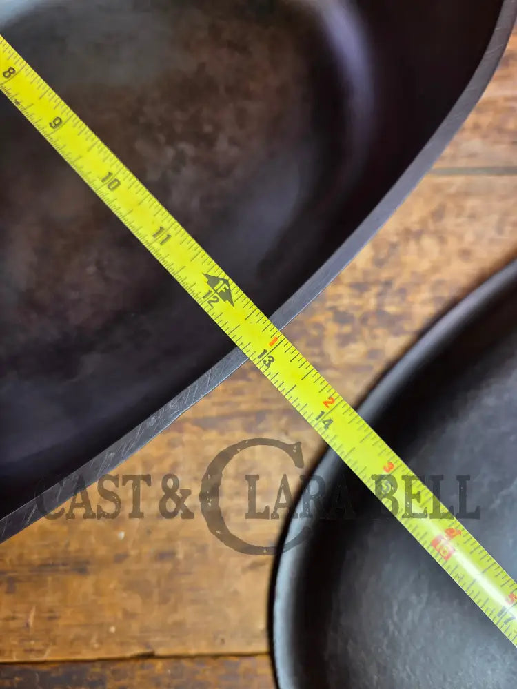 Priced to Sell: MONSTER! 1920βs Griswold #9 Large Block Logo Oval Roaster. P/N 645 Bottom 645 Lid - Dutch Ovens Trivets