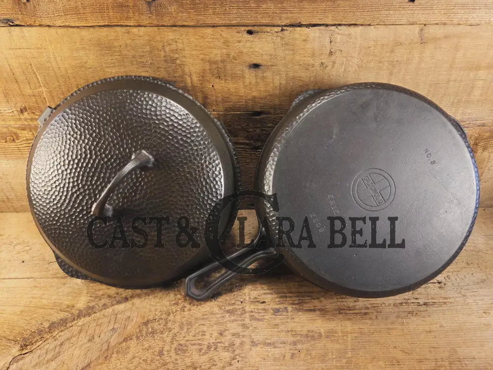 Priced to Sell SEE LISTING. Hard to find 1930’s Hammered finish Griswold No. 8 cast iron skillet 2008 with matching