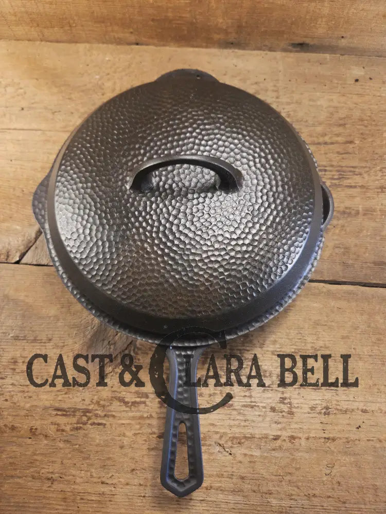 Priced to Sell SEE LISTING. Hard to find 1930’s Hammered finish Griswold No. 8 cast iron skillet 2008 with matching