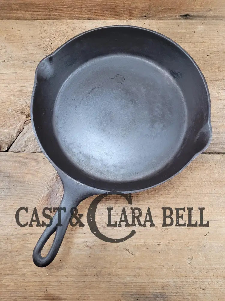 Priced To Sell! See Pics And Description! Early 1900βS Wagner Ware #9 Arc Straight Logo Cast Iron