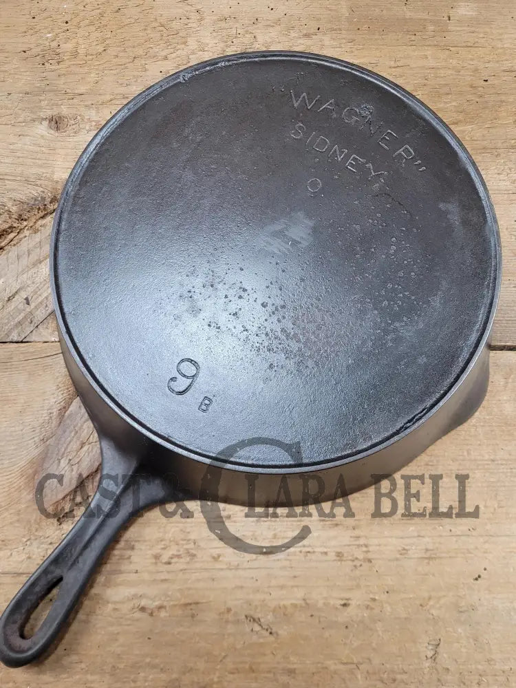 Priced To Sell! See Pics And Description! Early 1900βS Wagner Ware #9 Arc Straight Logo Cast Iron