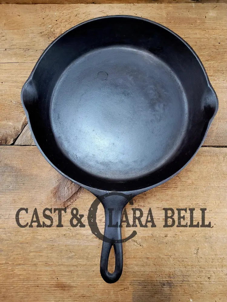 Priced To Sell! See Pics And Description! Early 1900’S Wagner Ware #9 Arc Straight Logo Cast Iron