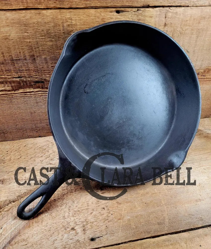 Priced To Sell! See Pics And Description! Early 1900βS Wagner Ware #9 Arc Straight Logo Cast Iron