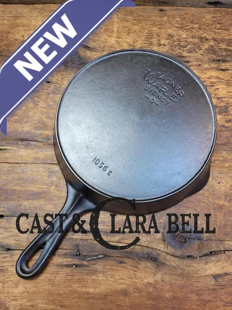 Priced to Sell! Tale of Two Skillets! HTF 1924 Wagner Ware Sidney -O- #6 Skillet Heat Ring 1056 E. See description
