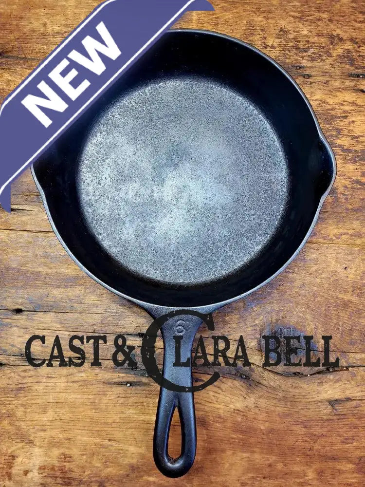 Priced to Sell! Tale of Two Skillets! HTF 1924 Wagner Ware Sidney -O- #6 Skillet Heat Ring 1056 E. See description